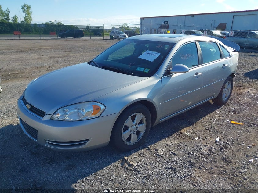 2008 Chevrolet Impala, Rear, IAAI, VIN 2G1WT58N681329812 — photo 2