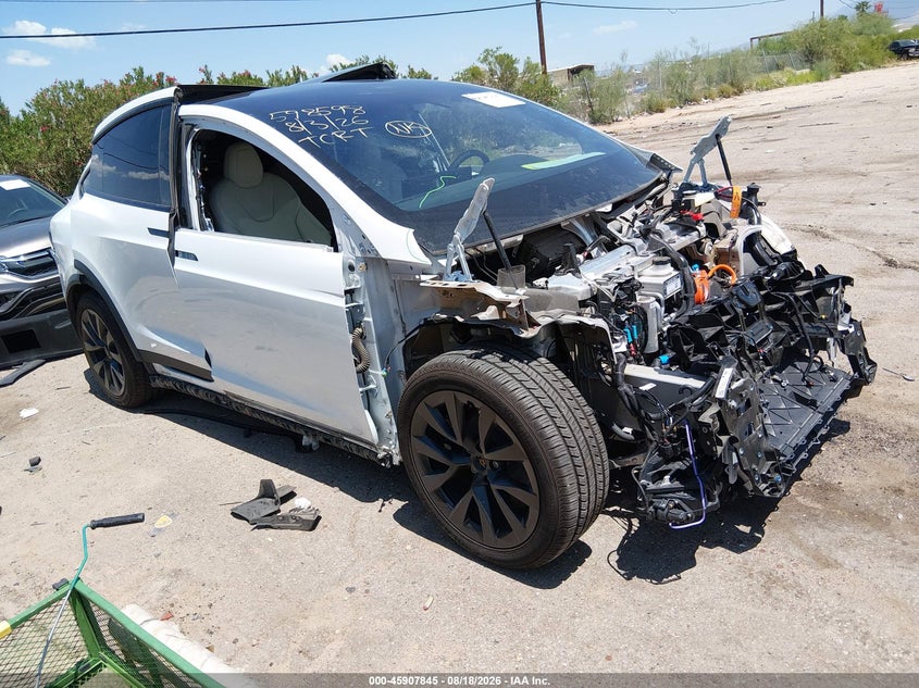 Vin: 7saxcde57pf401481, lot: 46406913, tesla model x dual motor all-wheel drive/standard range 2023 img_1