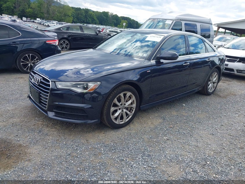 2018 Audi A6, Повреждение двигателя, IAAI, VIN WAUF8AFC9JN008495 — фото 2