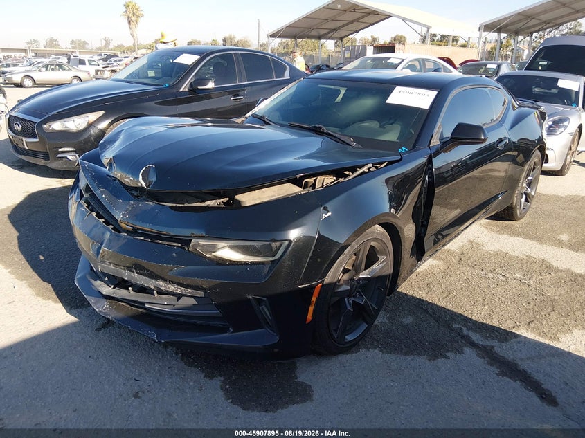 2017 Chevrolet Camaro, Удар спереду, IAAI, VIN 1G1FB1RS3H0148923 — фото 2