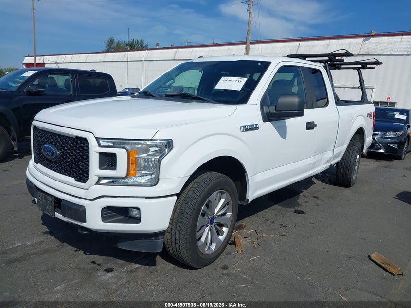 2018 Ford F-150, Left Side, IAAI, VIN 1FTEX1EP7JKC85539 — photo 2