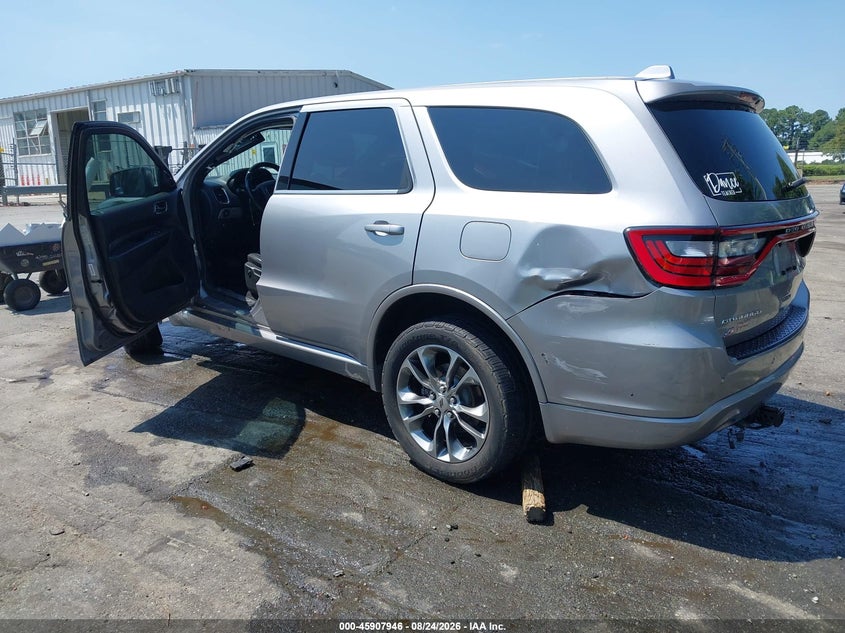 Vin: 1c4rdjdg7kc651586, lot: 46407014, dodge durango gt plus awd 20193