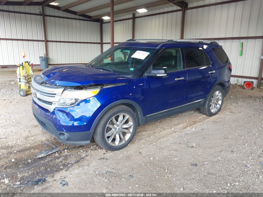 2014 Ford Explorer, Удар спереди, IAAI, VIN 1FM5K7D81EGA36931 — фото 2