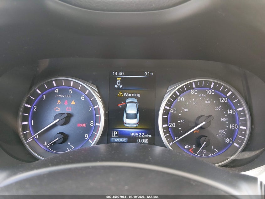 2016 INFINITI Q50 auction photo 7