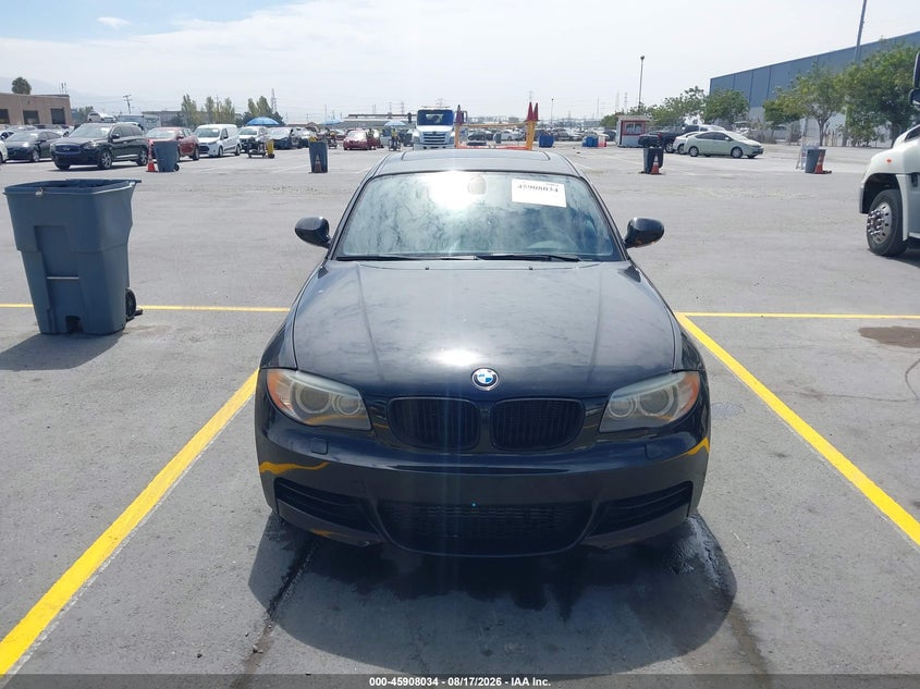 2012 BMW 1 SERIES COUPE 3.0L I-6 DI, DOHC, VVT, TURBO, 300HP