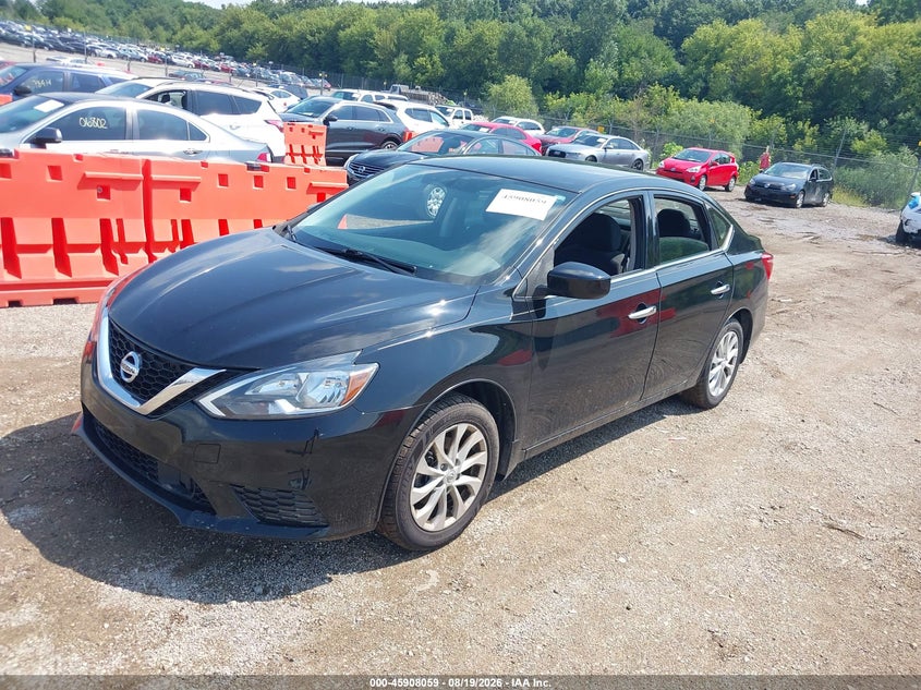 2019 Nissan Sentra, Неизвестно, IAAI, VIN 3N1AB7AP1KY348338 — фото 2