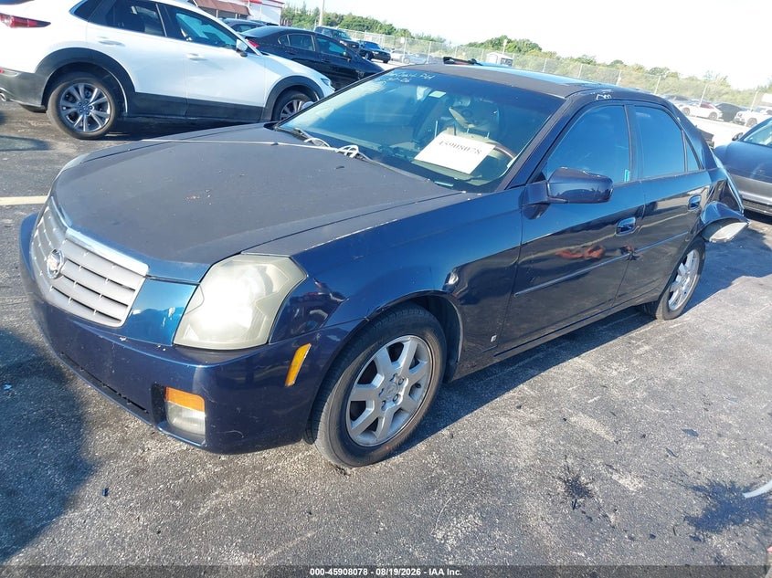 2007 Cadillac CTS, Удар сзади, IAAI, VIN 1G6DP577670108200 — фото 2