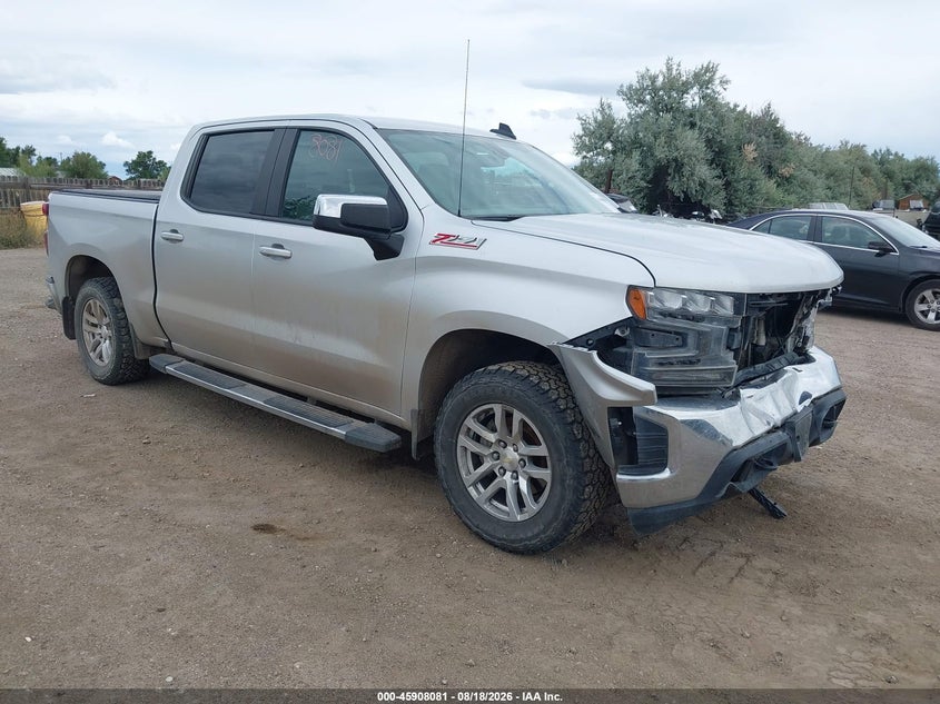 Vin: 3gcuyded3lg253472, lot: 46407149, chevrolet silverado 1500 4wd  short bed lt 20201