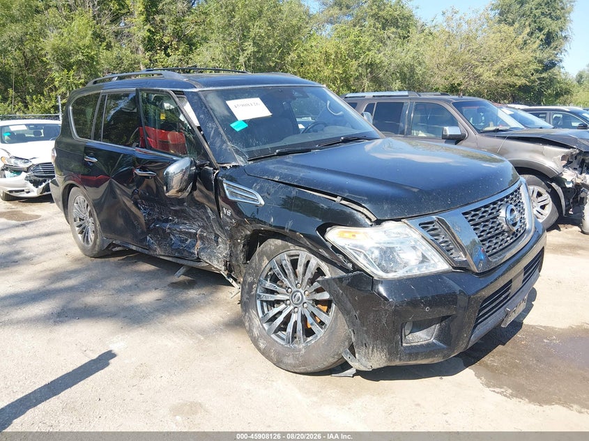 Vin: jn8ay2ne5k9758593, lot: 46407194, nissan armada platinum 20191