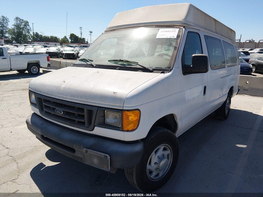 2003 Ford Econoline, Правый зад, IAAI, VIN 1FTSS34L43HB10936 — фото 2