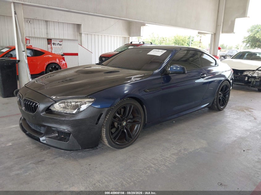 Vin: wbaym1c54ddz02618, lot: 46407224, bmw 650i xdrive 20132