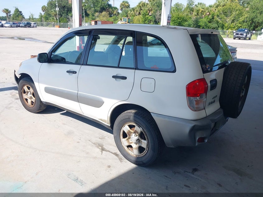 2003 TOYOTA RAV 4 SPORT UTILITY VEHICLE 2.0L I-4 DOHC, VVT, 148HP