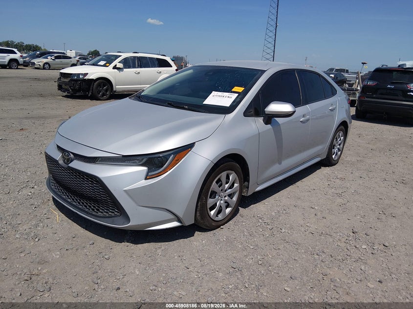2021 Toyota Corolla, Front End, IAAI, VIN 5YFEPMAE3MP254221 — photo 2