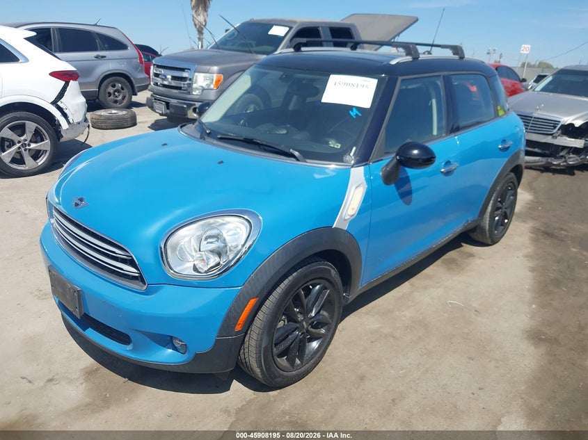 Vin: wmwzb3c51gwr48809, lot: 46407263, mini countryman cooper 20162