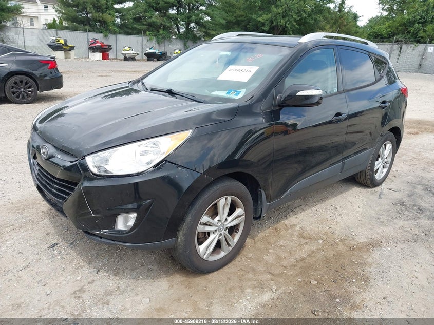 2013 Hyundai Tucson, Обычный износ, IAAI, VIN KM8JUCAC7DU583003 — фото 2