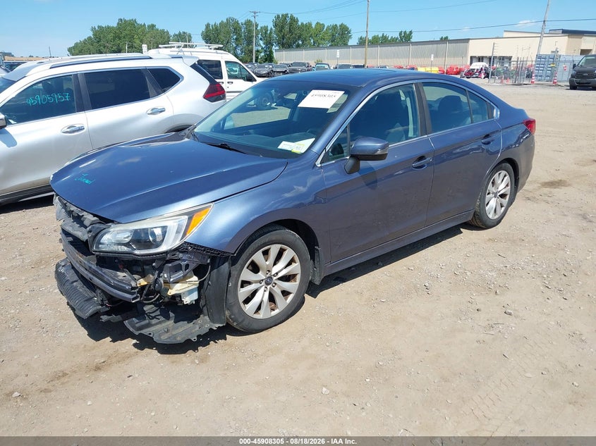 2017 Subaru Legacy, Front End, IAAI, VIN 4S3BNAH69H3060233 — photo 2