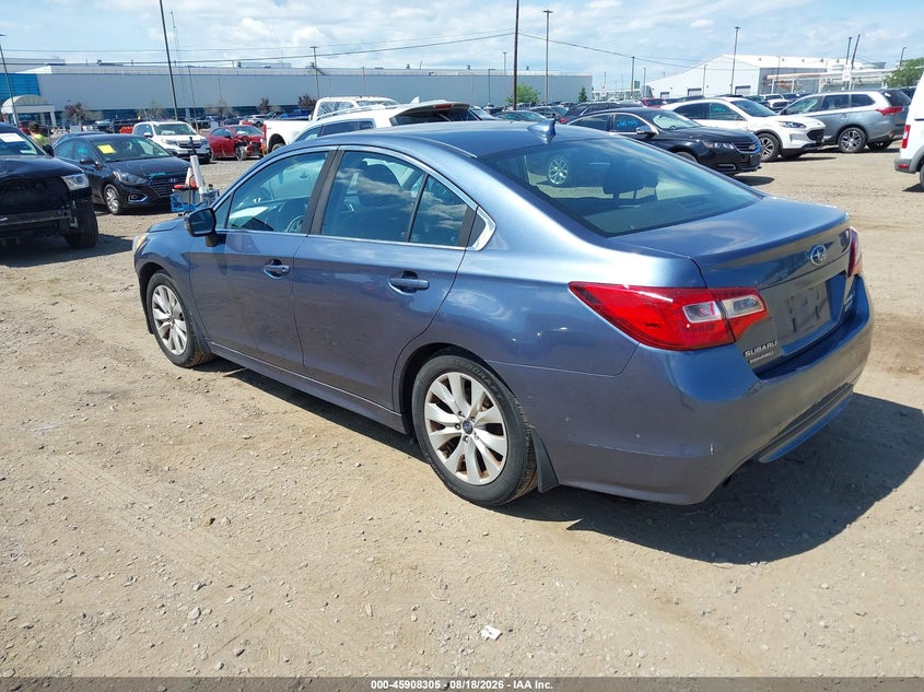 2017 SUBARU LEGACY SEDAN 2.5L H-4 DOHC, VVT, 175HP