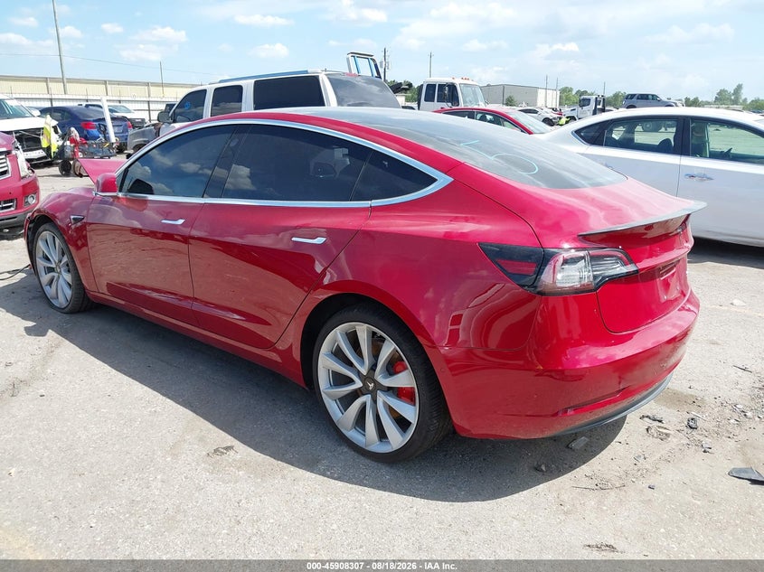 Vin: 5yj3e1eb3jf072781, lot: 46407375, tesla model 3 long range/performance 20183
