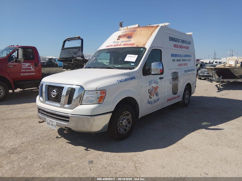 2013 Nissan NV, Rear, IAAI, VIN 1N6AF0LY7DN107671 — photo 2