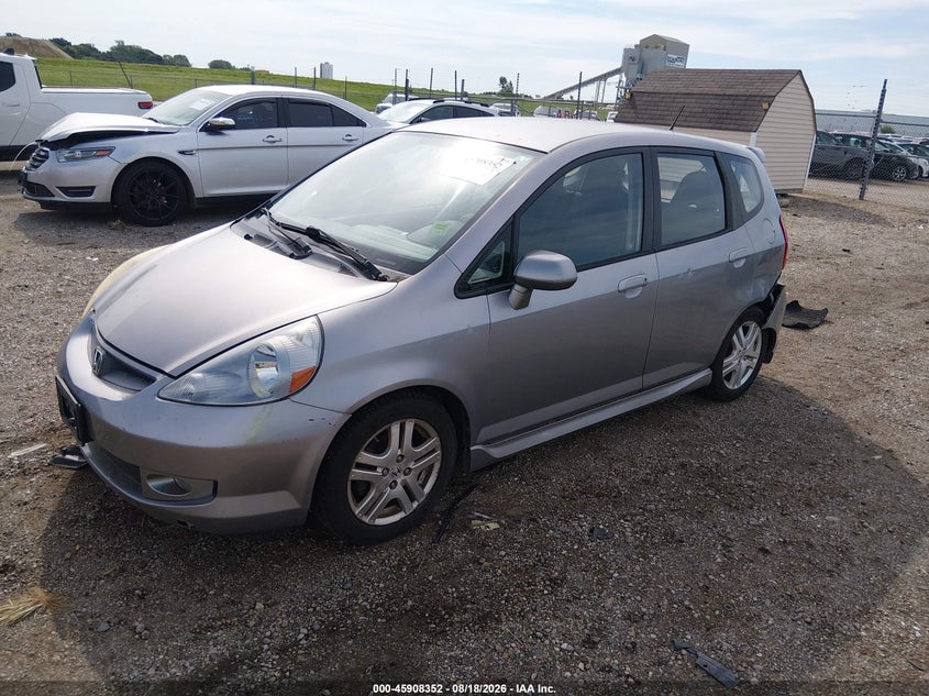 2008 Honda Fit, Удар ззаду, IAAI, VIN JHMGD38608S053101 — фото 2