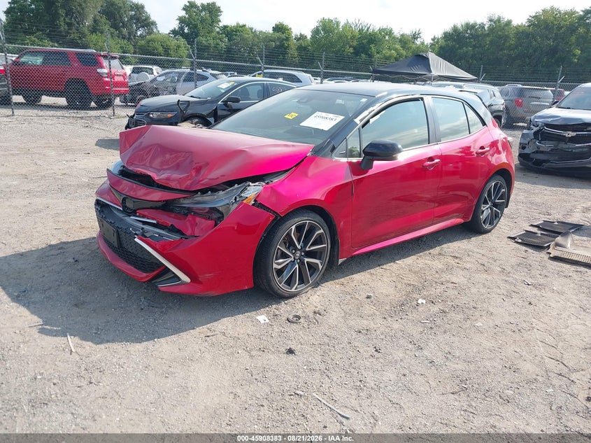 2022 Toyota Corolla, Front End, IAAI, VIN JTNC4MBE1N3188031 — photo 2