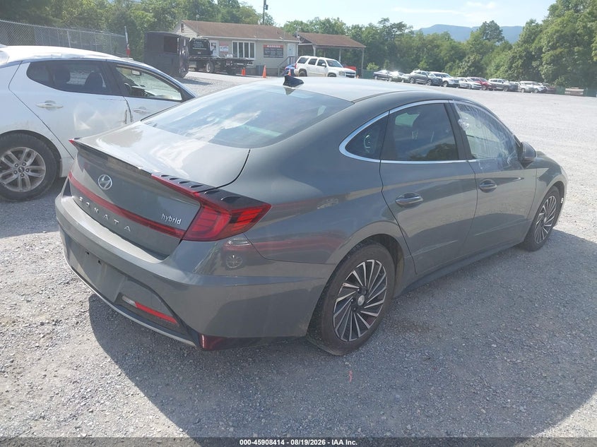 2023 HYUNDAI SONATA HYBRID auction photo 4