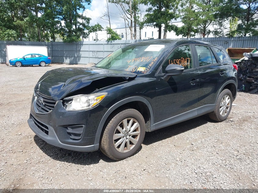 Vin: jm3ke4by5g0727303, lot: 46407485, mazda cx-5 sport 20162