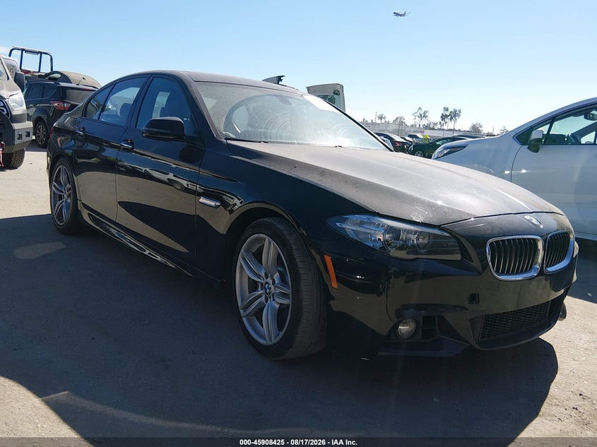 2016 BMW 535I, Левый бок, IAAI, VIN WBA5B1C54GG133436
