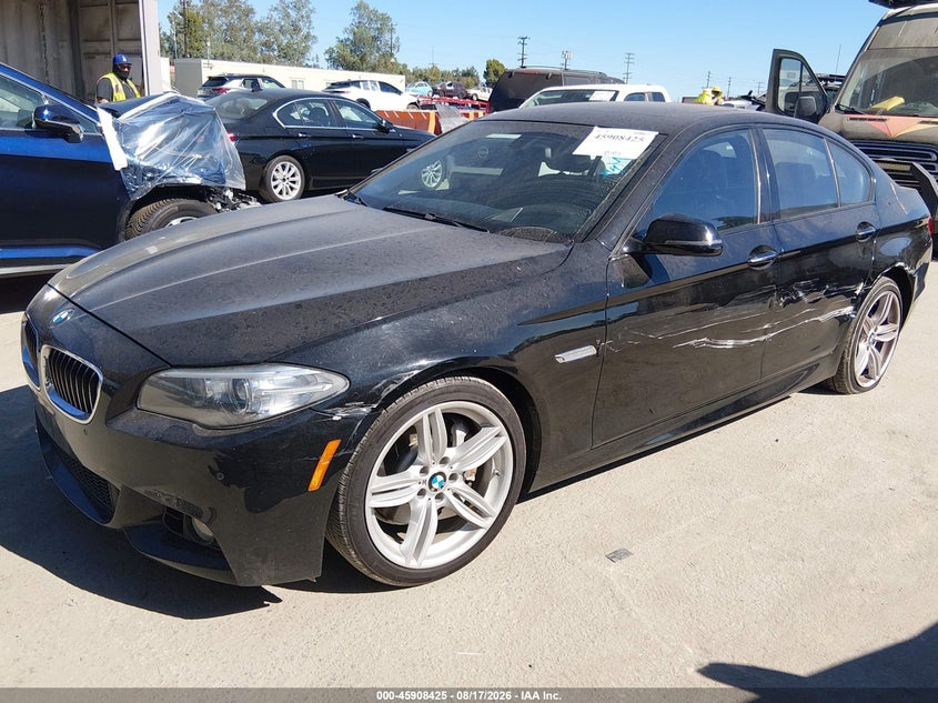 2016 BMW 5er, Левый бок, IAAI, VIN WBA5B1C54GG133436 — фото 2