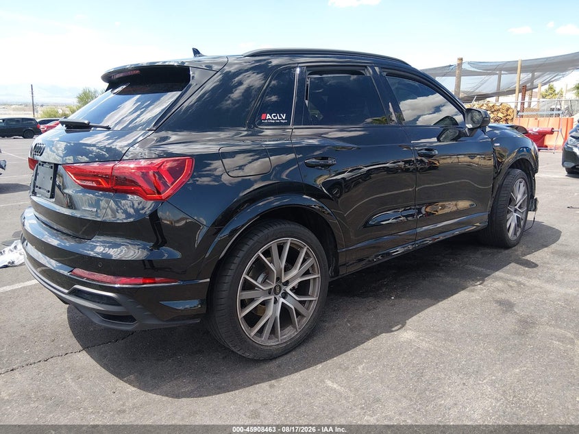 Vin: wa1eecf33s1005159, lot: 46407531, audi q3 premium 45 tfsi s line quattro tiptronic 20254