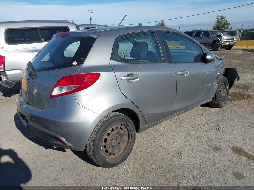 Vin: jm1de1kzxd0163393, lot: 46407560, mazda mazda2 sport 20134