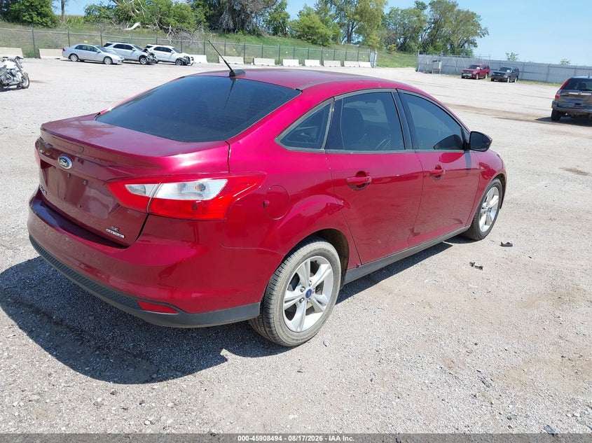 Vin: 1fadp3f21dl343997, lot: 46407562, ford focus se 20134