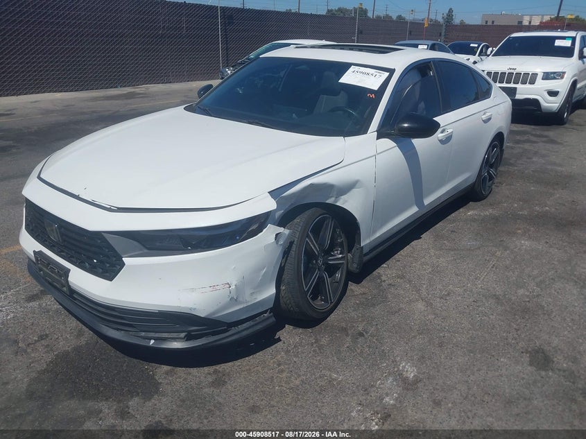 2024 Honda Accord Hybrid Sport, Left Front, IAAI, VIN 1HGCY2F56RA027507 — photo 2