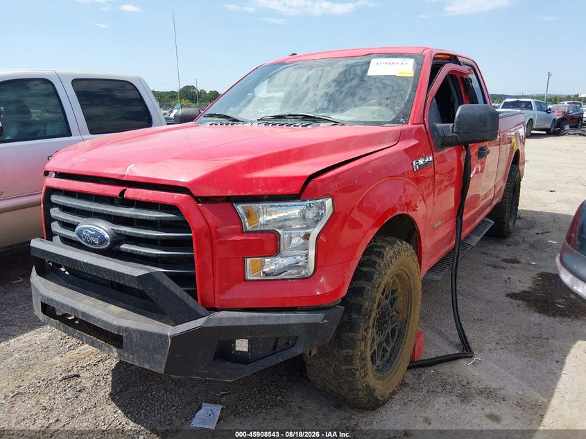 2017 Ford F-150, Лівий зад, IAAI, VIN 1FTEX1EP5HKD86704 — фото 2