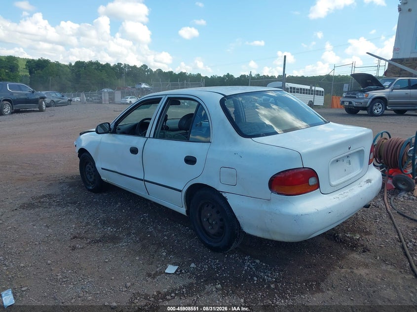 1995 HYUNDAI ACCENT auction photo 3