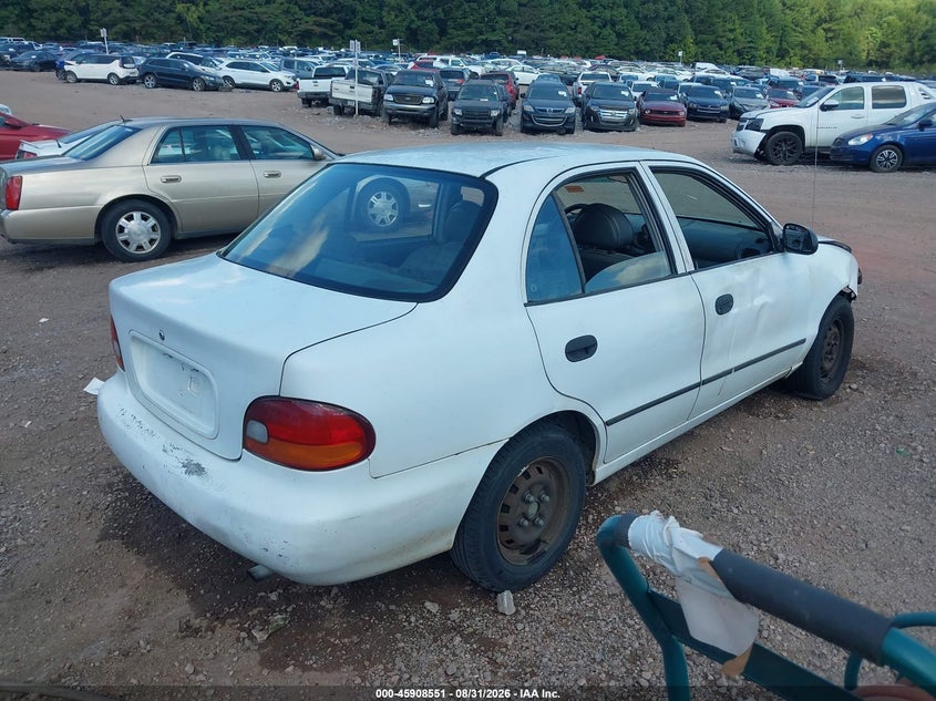 1995 HYUNDAI ACCENT auction photo 4