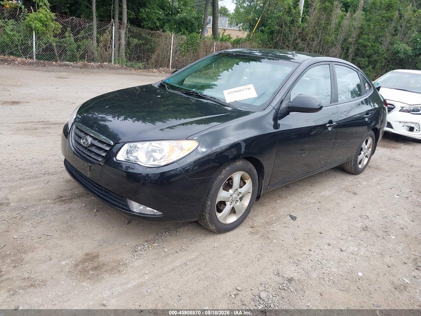 2008 Hyundai Elantra, Rear, IAAI, VIN KMHDU46D38U502802 — photo 2