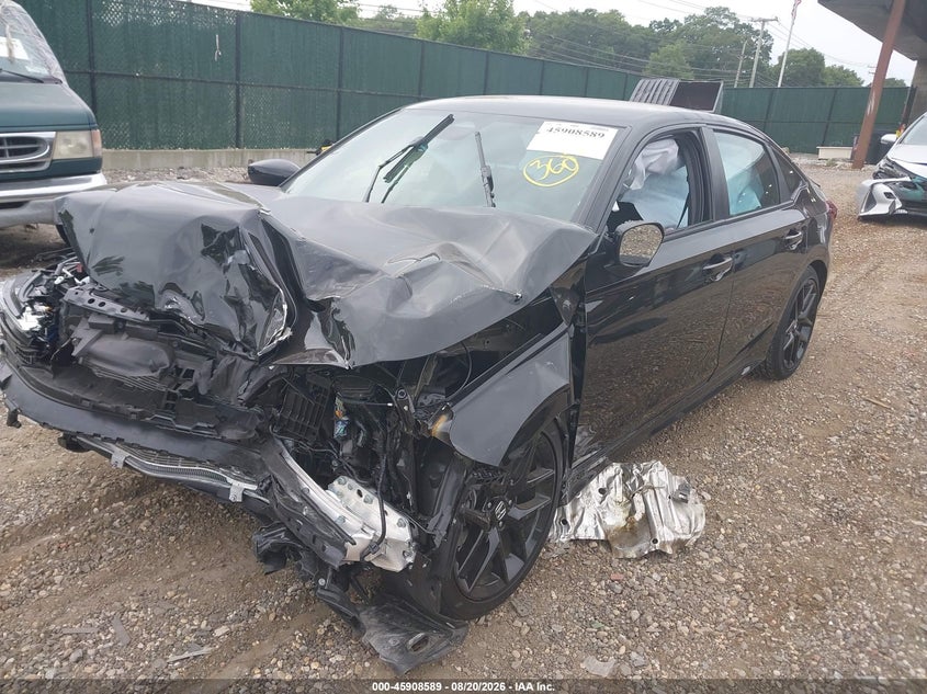 2026 Honda Civic, Front End, IAAI, VIN 2HGFE2F55TH577070 — photo 2