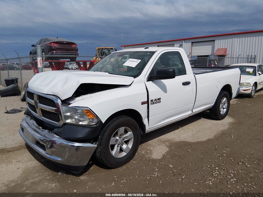 2018 RAM 1500, Front End, IAAI, VIN 3C6JR6DT1JG135350 — photo 2