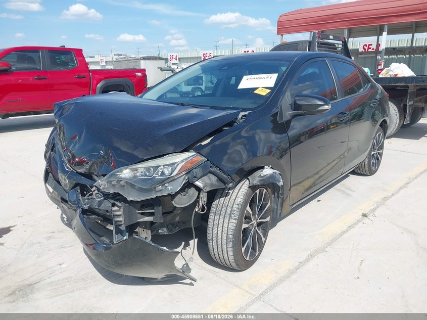 2017 Toyota Corolla, Front End, IAAI, VIN 5YFBURHE8HP684038 — photo 2