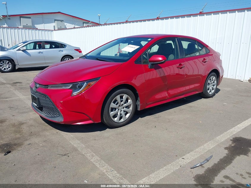 2021 Toyota Corolla, Удар сзади, IAAI, VIN JTDEPMAE1MJ186280 — фото 2