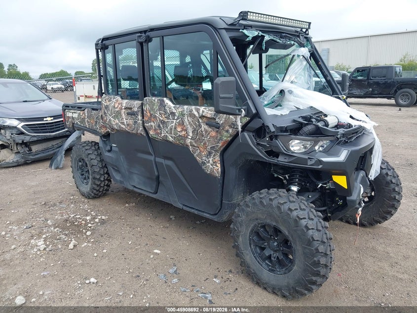2024 Can-Am Defender Max Limited Cab Hd10/Lone Star Hd10, Удар спереди, IAAI, VIN 3JBUUAX41RK011375