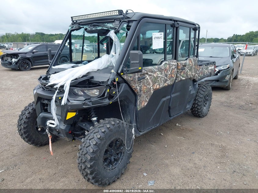 2024 Can-Am Defender Max Limited Cab Hd10/Lone Star Hd10, Front End, IAAI, VIN 3JBUUAX41RK011375 — photo 2