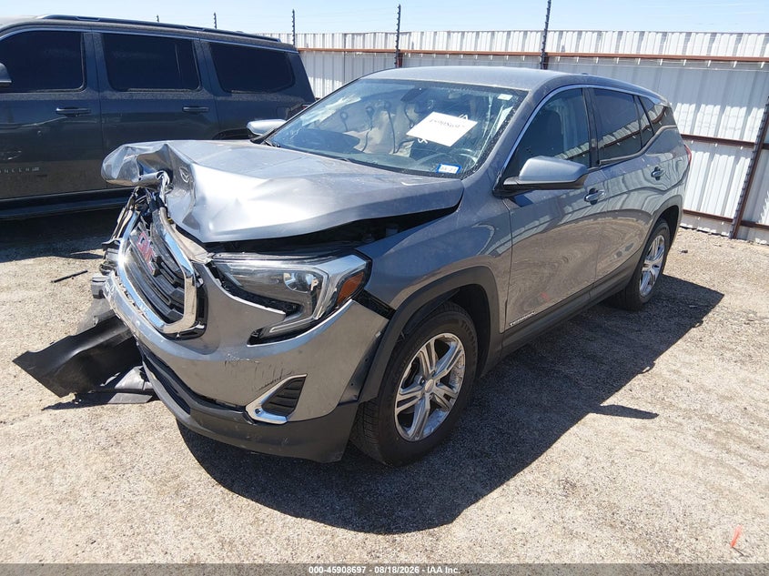 2018 GMC Terrain, Удар спереду, IAAI, VIN 3GKALMEV1JL364119 — фото 2