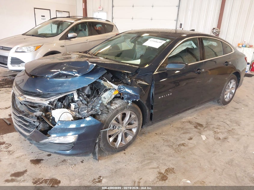 2019 Chevrolet Malibu, Удар спереду, IAAI, VIN 1G1ZD5ST7KF117650 — фото 2