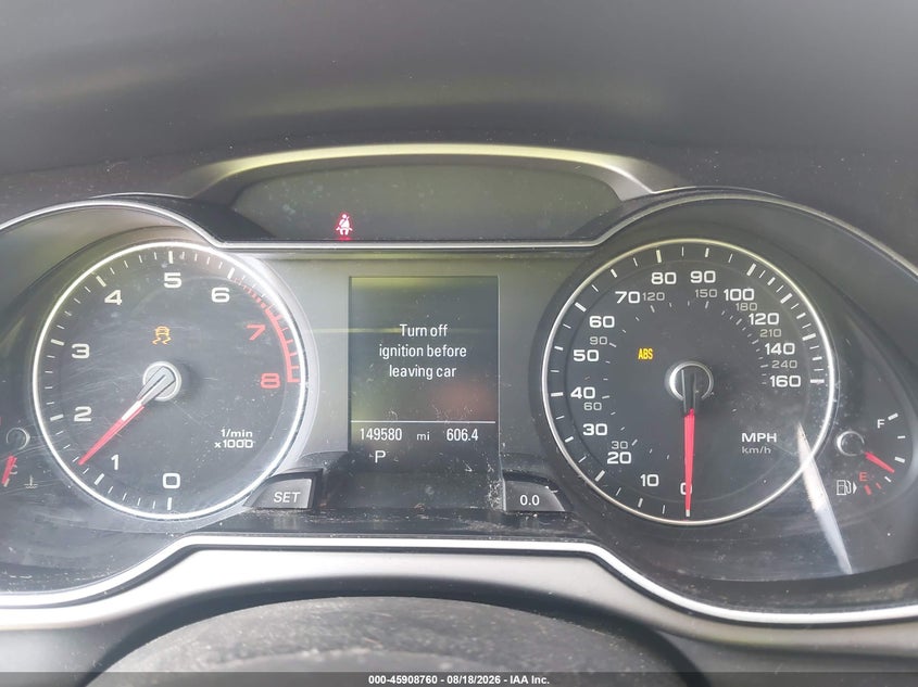 2015 AUDI A4 auction photo 7