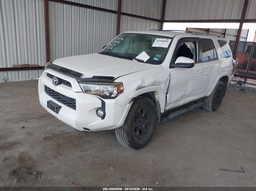 2016 Toyota 4Runner, Левый бок, IAAI, VIN JTEZU5JR4G5117174 — фото 2