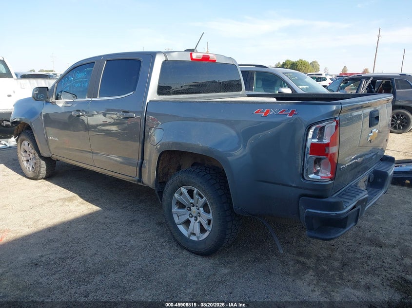 Vin: 1gcgtcen6k1107370, lot: 46407883, chevrolet colorado lt 20193