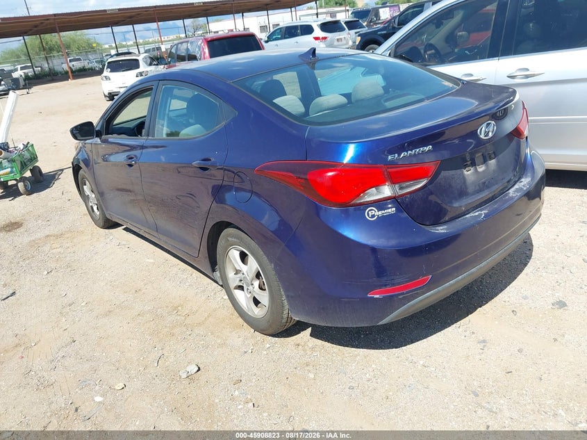 2014 HYUNDAI ELANTRA auction photo 3