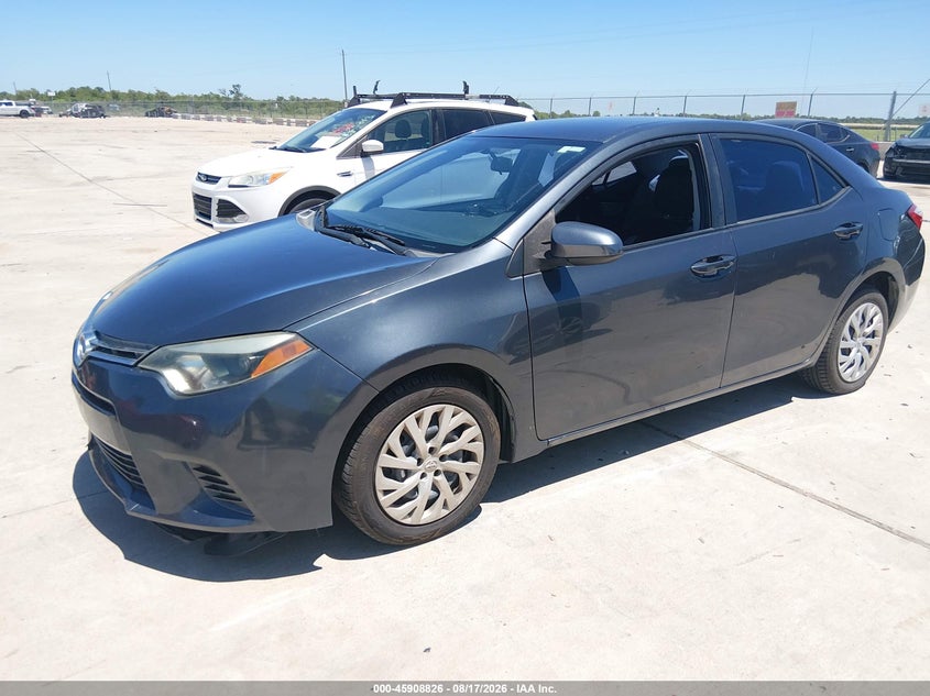 2015 Toyota Corolla, Обычный износ, IAAI, VIN 5YFBURHEXFP195928 — фото 2